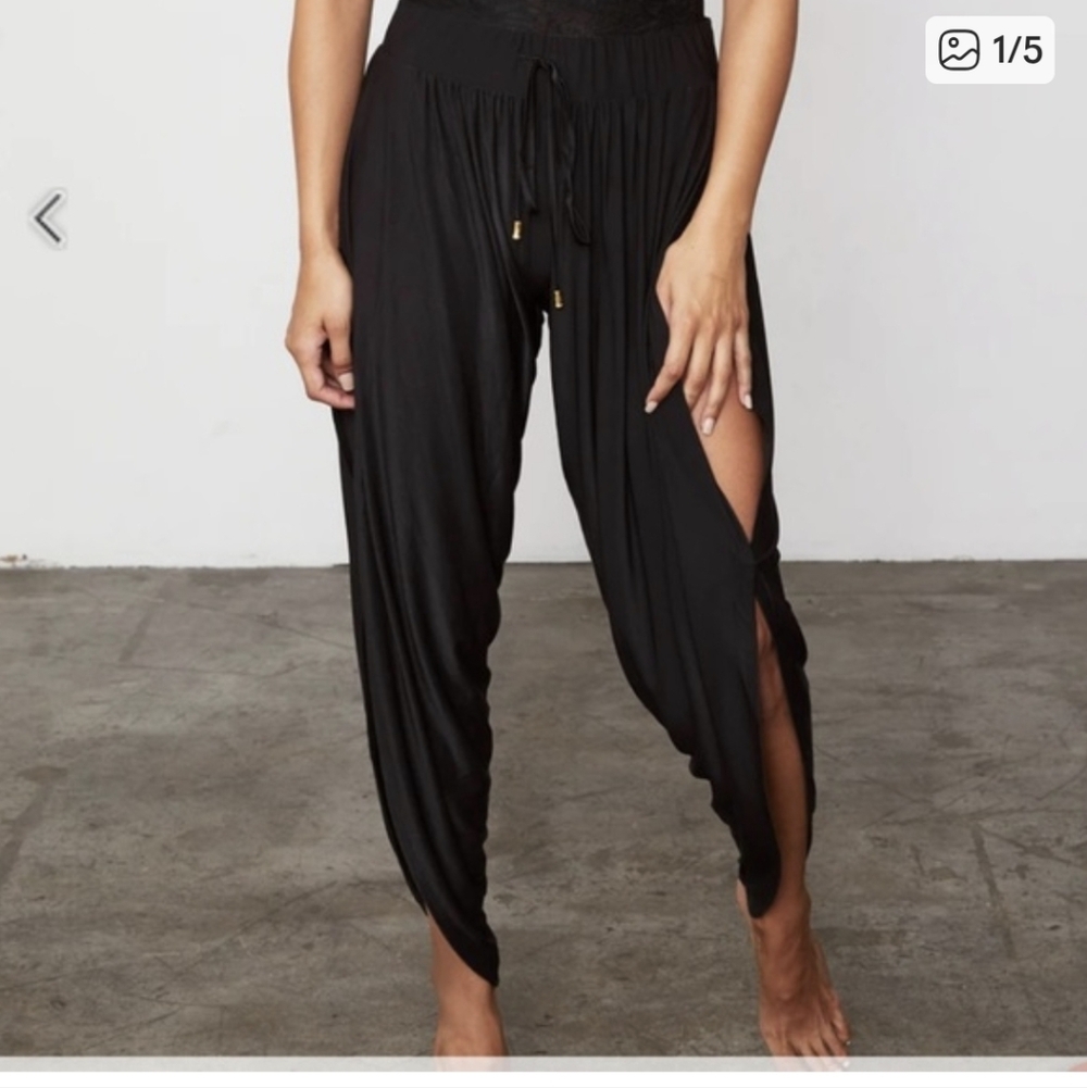 NWT HAH Free People Genie Pants with Side Slit